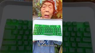 Amar kache keyboard jelliy Ashe 😜🤣mini wood toywood working art skill woodhand craftsshorts [upl. by Ymmik144]