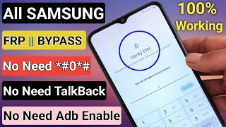 SAMSUNG FRP BYPASS 2024 ANDROID 121314 Latest Security✔️Frp Lock Removal  Google Lock Remove [upl. by Loredana]