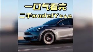 一口气看完二手modelY怎么选 How to choose a secondhand modelY in one go Tesla SecondhandNewEnergy modelY [upl. by Hsara]