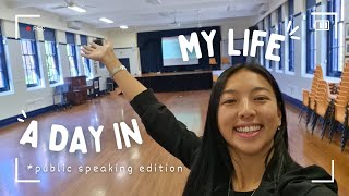 day in the life of a psychologist  NEW JOB amp public speaking anxiety [upl. by Yelrac]