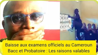 Lanalyse sur les résultats de Baccalauréat et Probatoire 2024 au Cameroun 🇨🇲 [upl. by Fortunio]