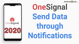 How to Send Data through OneSignal Notification and open specific activity  Karthik M [upl. by Fayth]