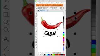 How to masking in Corel Draw coreldraw design illustrator graphicdesignsoftware [upl. by Edmon]