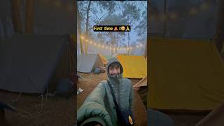 জীৱনত প্ৰথমবাৰ 🏕️🥹193 camping tent 1sttimer travel [upl. by Lareneg120]