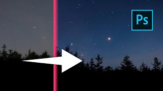 How to Stack Astrophotography Images in Photoshop [upl. by Quintina]