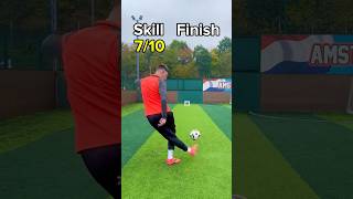 SKILL  FINISH Challenge ⚽️✅🤯 [upl. by Einama]