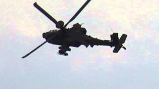 apache helicopter in action at raf waddington airshow 2014 5714 [upl. by Adara641]