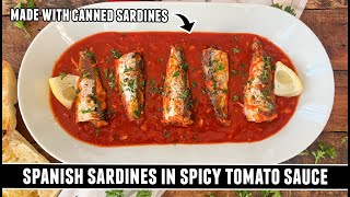 Canned Sardines in Spicy Tomato Sauce  Quick amp EASY 20 Minute Recipe [upl. by Silvester]