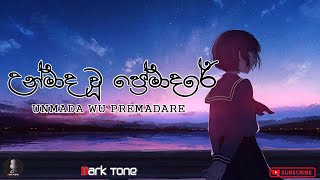 Unmada Wu Premadare  උන්මාද වූ ප්‍රේමාදරේ Lyrics  Cover Version  sinhala songs [upl. by Lorrayne]