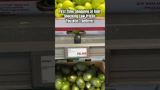 First time at Aldi short BudgetGroceries AldiFinds SaveMoney GroceryHaul ShoppingOnABudget [upl. by Eiznikam]