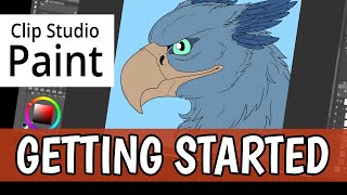 Clip Studio Paint for Beginners  Getting Started Tutorial [upl. by Chellman]