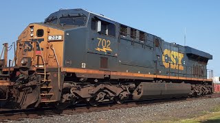 CSX westbound I 135 7380End DPU 702 deshler Ohio September 14 2024 [upl. by Codd]