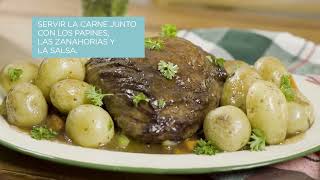 ATMA  Receta Carne con papines y zanahorias [upl. by Ogilvie]