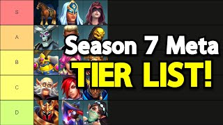 Paladins Season 7 Banners Fall Meta Tier List Opinion [upl. by Uri]