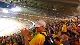 Germans sing and get Brazilian supporters applause [upl. by Donna869]