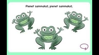 Pienet sammakot  laulutaulun käyttö [upl. by Zena]