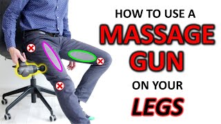 How To Use A Massage Gun On Your Legs For Recovery amp Rehab [upl. by Colp168]