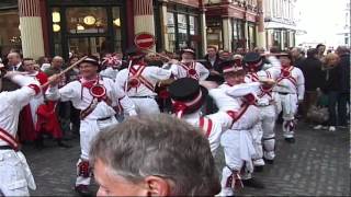 St Georges Day Festival  Leadenhall Market  Morris Dancers [upl. by Anolahs]