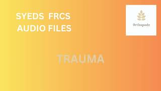 261 FRCS ortho Trauma AO classification [upl. by Arymas]