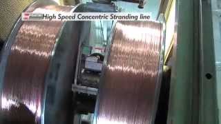 POURTIER High Speed Concentric Stranding line [upl. by Nedlog6]