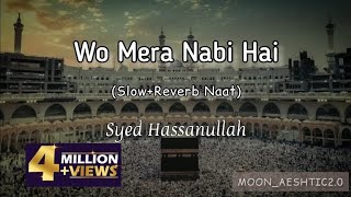 Wo Mera Nabi Hai SlowReverb Naat  Syed Hassanullah  MoonAeshtic20 [upl. by Sahcnip44]