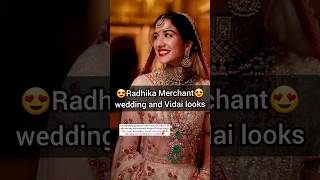 😍Radhika Merchant Wedding and Sangeet look shorts radhikamerchant wedding anantambani [upl. by Roche]