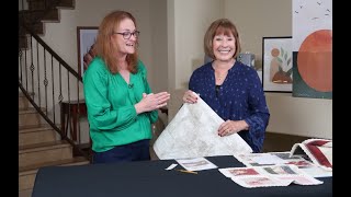 The Quilt Show On the Set with Kellie Beckwith and Nancy Bavor [upl. by Lessirg]