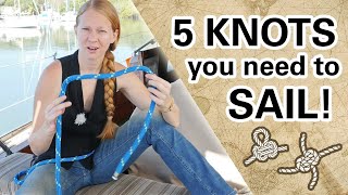 Learn 5 KNOTS for Sailing Capable Cruising Guides [upl. by Rossen886]