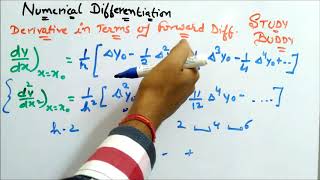 Numerical Differentiaton  Derivatives In terms of Forward Difference [upl. by Berkman422]