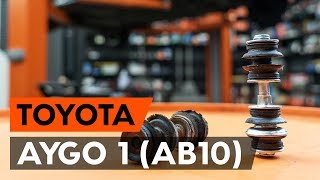 Hoe een vooraan stabilisatorstang vervangen op een TOYOTA AYGO 1 AB10 AUTODOCTUTORIAL [upl. by Hawken]