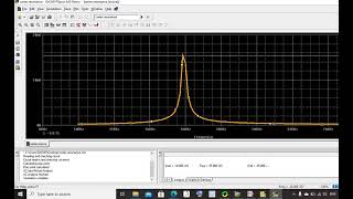 RLC series Resonance circuit using PSpice [upl. by Ynnaffit]