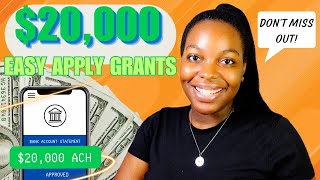 20K Easy to Apply for New Business Grants  Grants 2024 [upl. by Bekaj3]