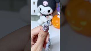 corpse bride nails 🦋 happy halloween 🖤 nails nailart nailtutorial halloweennails asmr [upl. by Leslie]