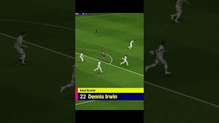 Dennis irwin goal dari rebound bola corner kick efootball [upl. by Tnairb]