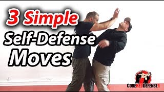 3 Simple Self Defense Moves Everyone Should Know [upl. by Nanerb]