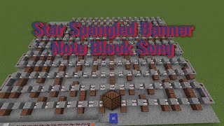 The Star Spangled Banner  MINECRAFT NOTE BLOCK SONG [upl. by Adorl]