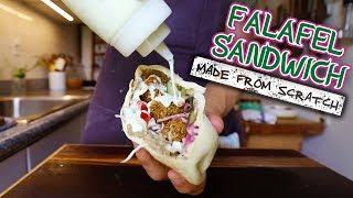 The Art of Crafting the Perfect Sandwich Series  Falafel [upl. by Adelpho]