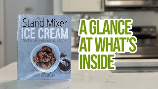 My Stand Mixer Ice Cream Maker Attachment Cookbook Review [upl. by Keven12]