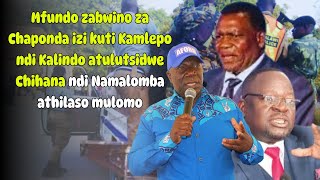 Mfundo zabwino za Chaponda kuti Kamlepo ndi Kalindo atulutsidwe Chihana ndi Namalomba ayankhulaso [upl. by Rudwik]