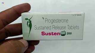 Susten SR 200 Tablet  Progesterone 200mg Sustained Release tablets uses  Susten SR 200mg Tablet [upl. by Euqinay]