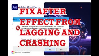 how to stop after effects from crashingfreezinglagging [upl. by Anikes]