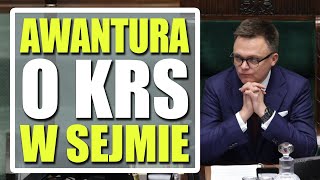 Awantura w Sejmie – Poważne zmiany w KRS [upl. by Nitas]