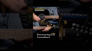 ObLaDi ObLaDa  The Beatles 1968 Easy Guitar Chords Tutorial with Lyrics Part 1 SHORTS REELS [upl. by Rosio]