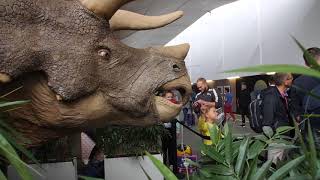 3DPrinted Dinosaur Invades Paris Train Station [upl. by Namialus]