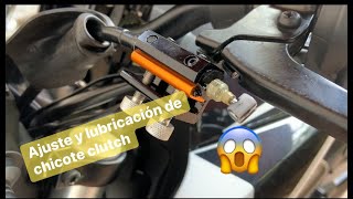 COMO AJUSTAR Y LUBRICAR CHICOTE DE CLUTCHDOMINAR 250 [upl. by Christianson185]