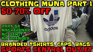 SPORTS CENTRAL OUTLET AT MGA APPARELL ON SALE PART 1 MGA TOL SAPATOS SA PART 2 [upl. by Joella311]