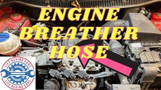 VW Polo 2008 Petrol Engine Breather Pipe Location [upl. by Aenej445]