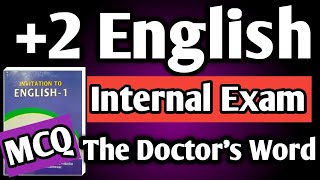 MCQ of Doctors word  Internal exam 2025  2 chse board exam 2025  2 chse board 2025 [upl. by Aroel677]