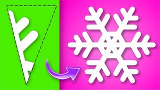 50 diferentes COPOS DE NIEVE  Recorta y Abre⭐ Así o más fácil  DIY ⭐ [upl. by Eelarak]