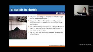 An Update on Biosolids Research with Dr Maria Silveira [upl. by Trebmer]